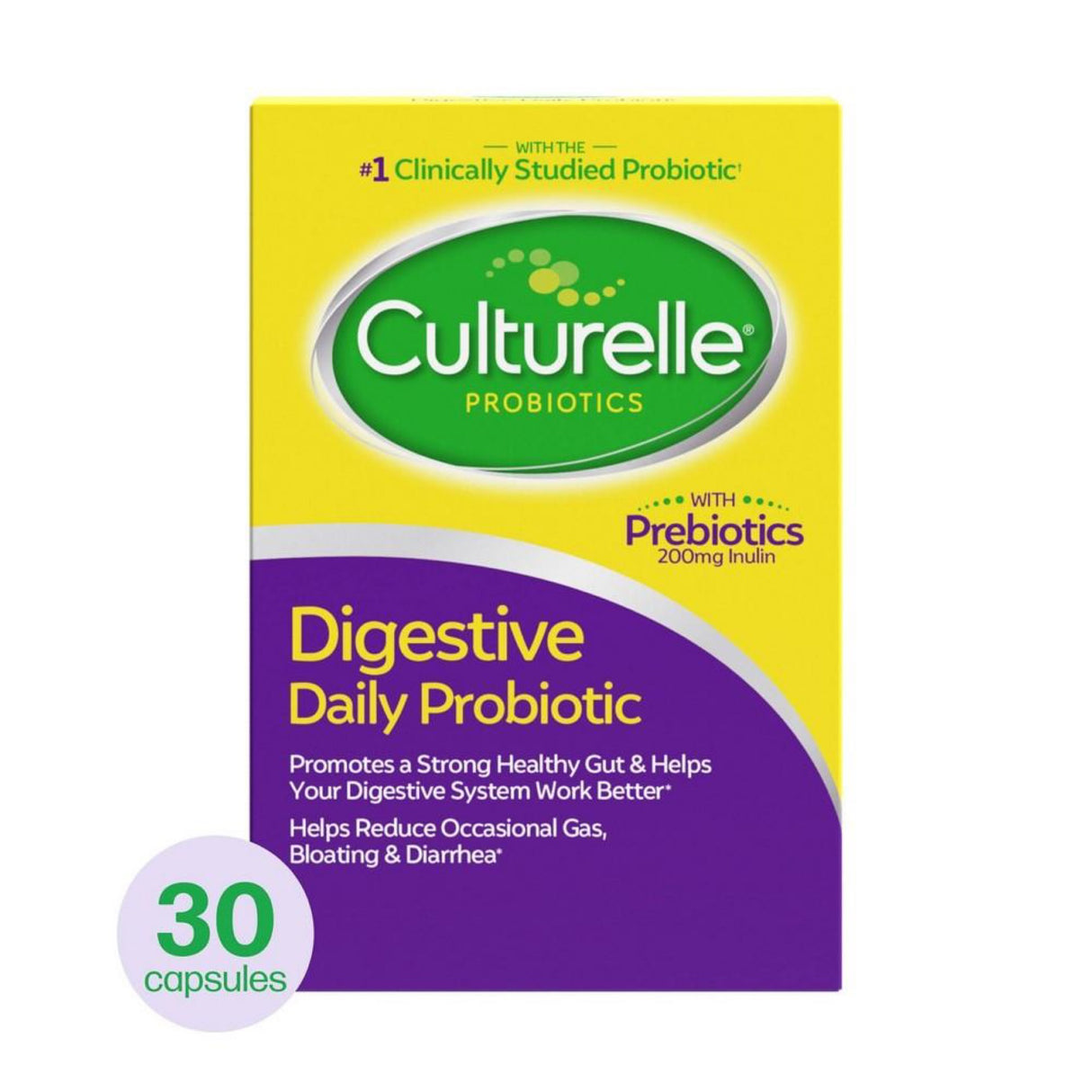 Culturelle Digestive Health 10 Billion CFUS Daily Probiotic for Men and Women
