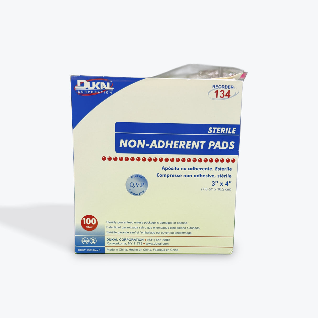 Dukal Sterile Non-adherent pads 3” x 4”