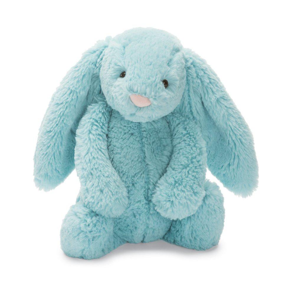 Jellycat Medium Bashful Aqua Bunny