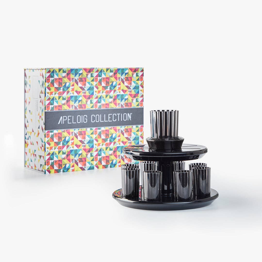 Kiddush Wine Fountain Set: Smoke_White