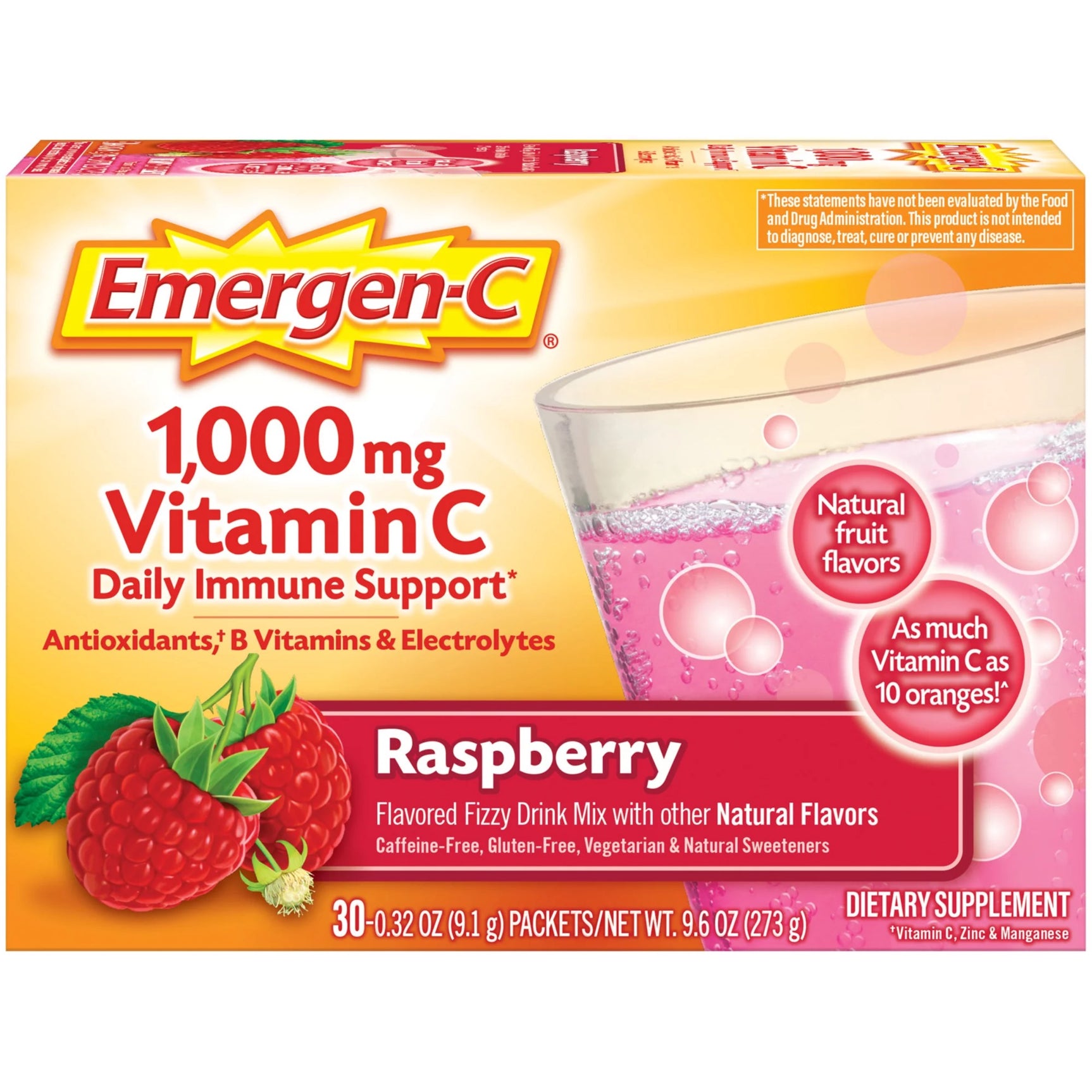 Emergen-c Daily immune support tropical flavor