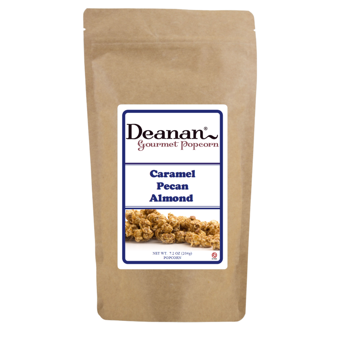 Deanan’s Caramel Pecan Almond Popcorn - 20 Count Kraft Bags