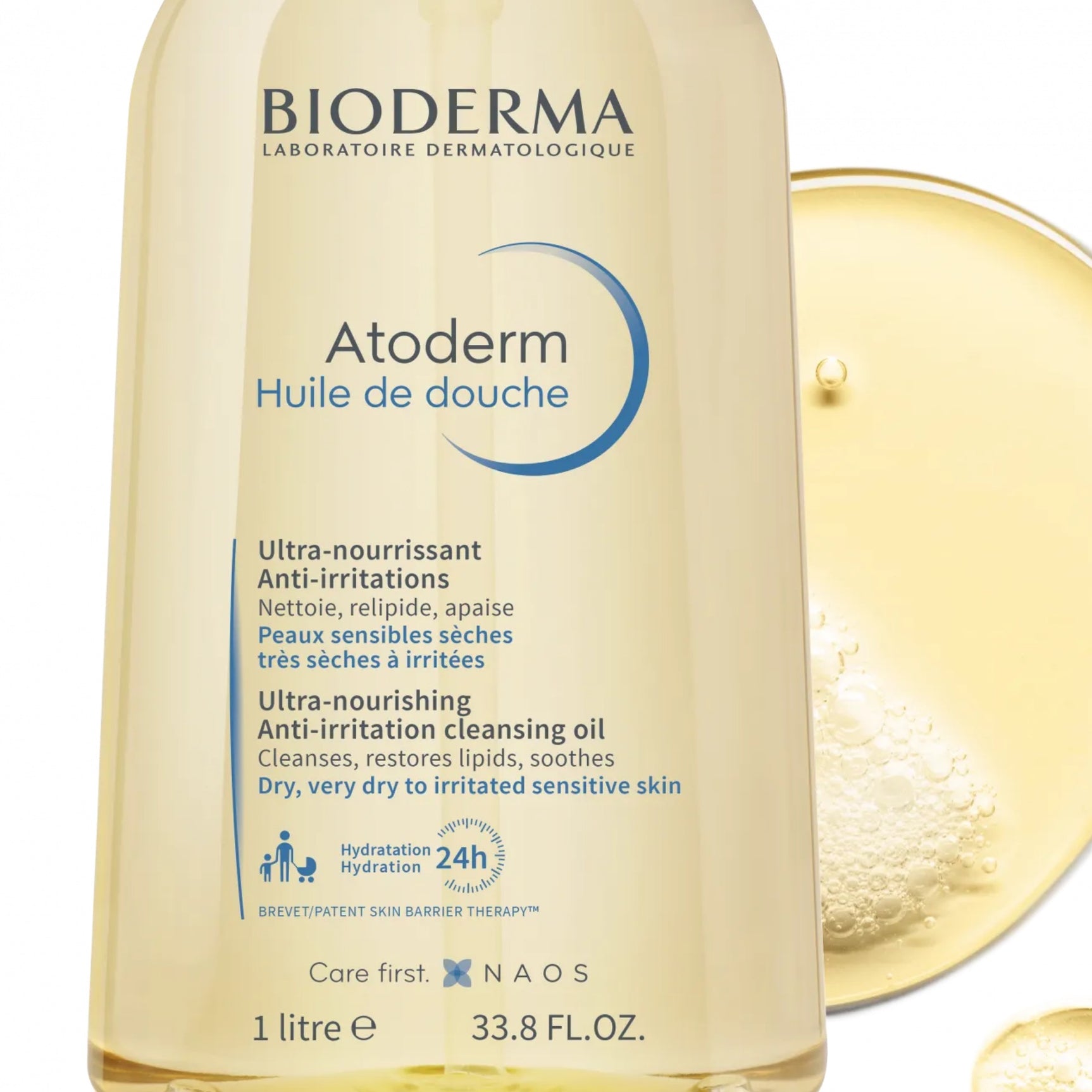 Bioderma ultra nourishing anti-irritation cleansing oil
