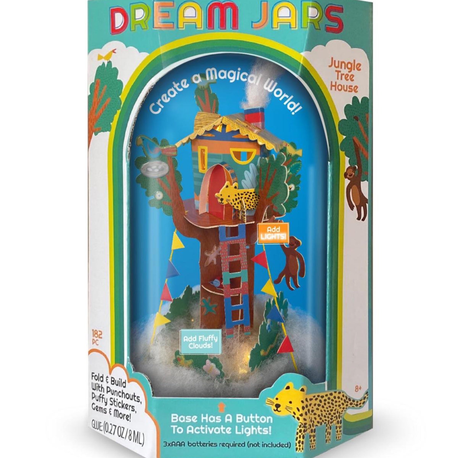 Treehouse Bright Stripes Dream Jar