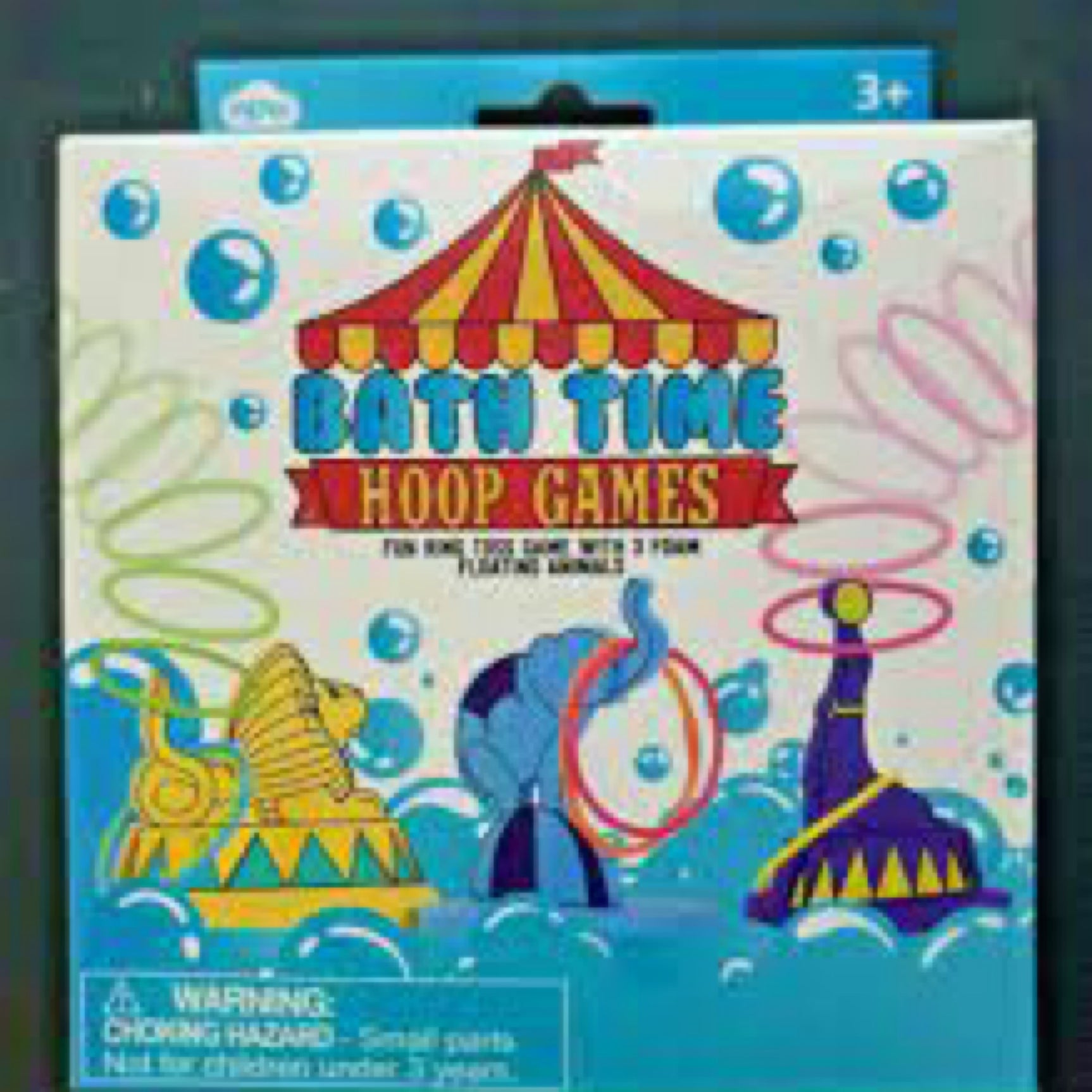 Kids Bath Ring Loop Toss Floating Foam Animals Game