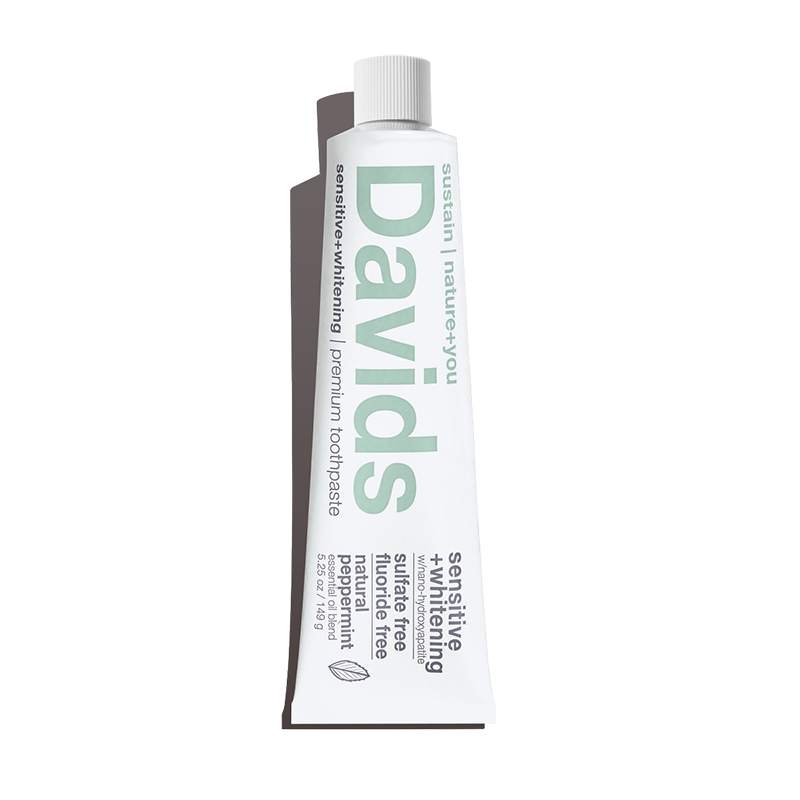 Davids Premium Toothpaste Davids sensitive+whitening nano-hydroxyapatite premium toothpaste