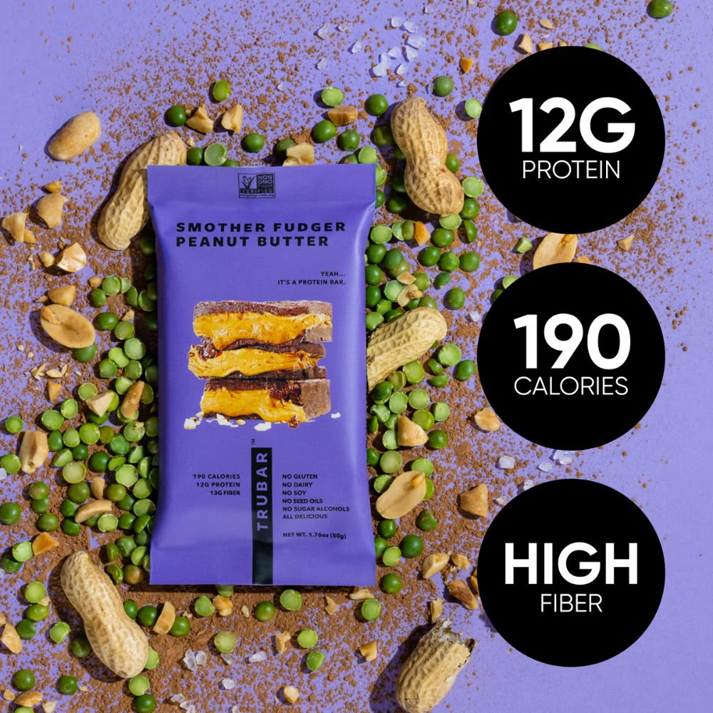 Barrita de Proteínas de Mantequilla de Cacahuete Trubar Smother Fudger