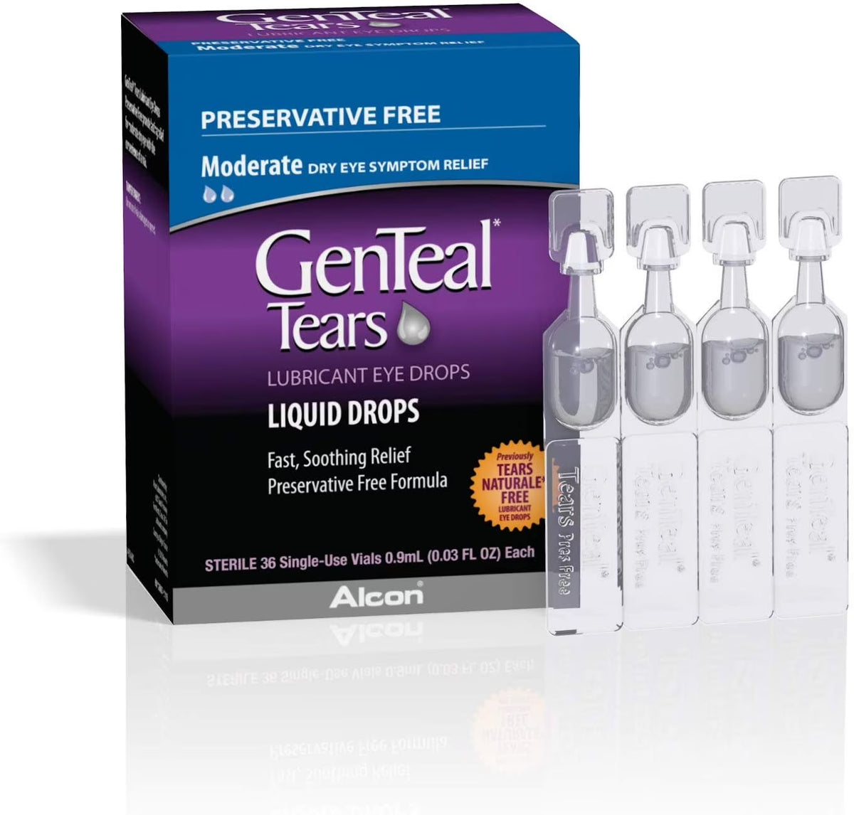 Alcon Genteal Tears Single Use Vials Lubricant Eye Drops
