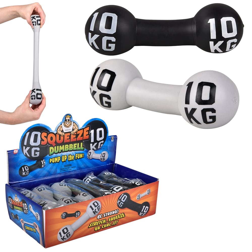 The Toy Network Squeeze Dumbbells Squishy Toys