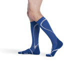 Sigvaris Performance 20-30mmHg LL Blue Compression Socks