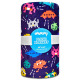 iscream Premium Silky Plush Gaming Print Fleece Throw Blanket