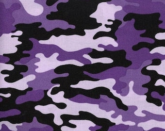 iscream Purple Camo Print Silky Soft Plush Fleece Throw Blanket