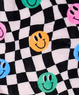 iscream Hippie Print Silky Soft Plush Fleece Throw Blanket