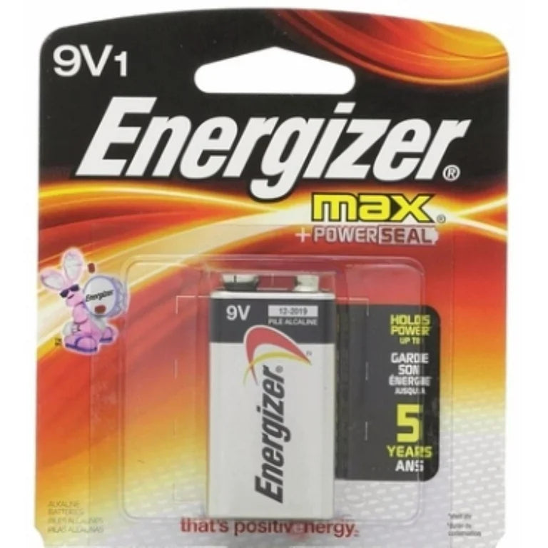 Pilas Energizer Max de 9V (Paquete de 2)