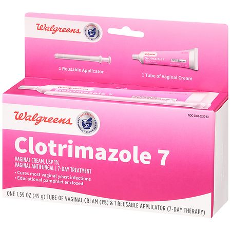 Crema Vaginal de Clotrimazol, USP al 1%, tubo de 45 g con 1 aplicador reutilizable