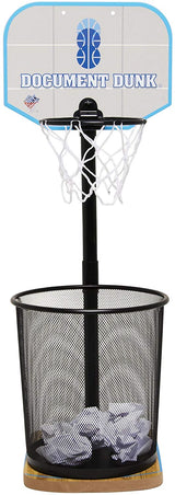 Bote de Basura con Aro de Baloncesto Document Dunk