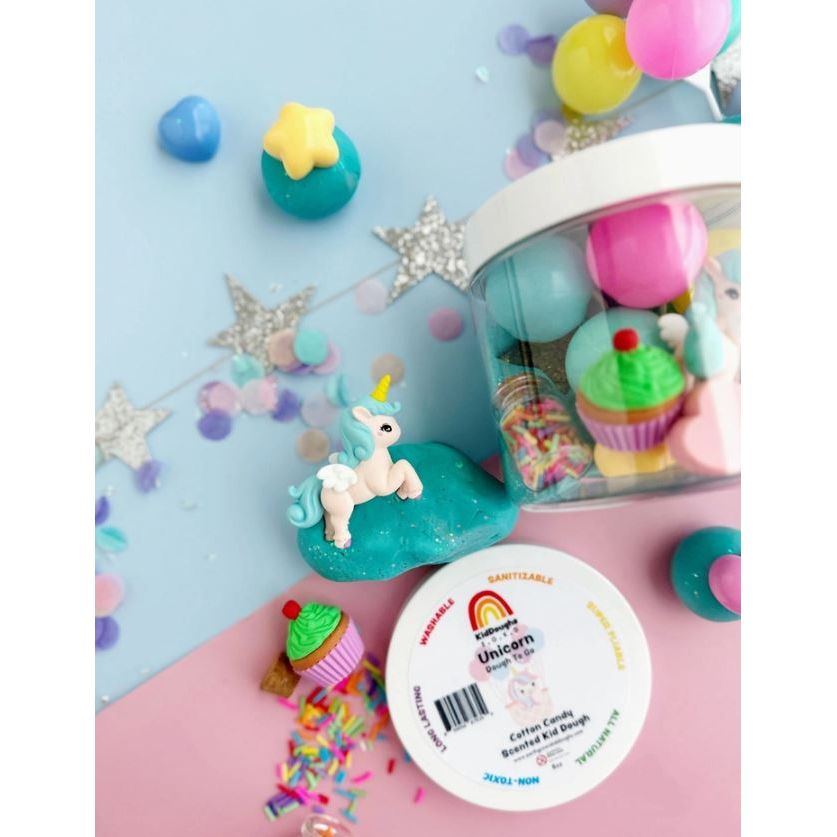 Plastilina para llevar "Fiesta de unicornios" Earth Grown Kid Dough