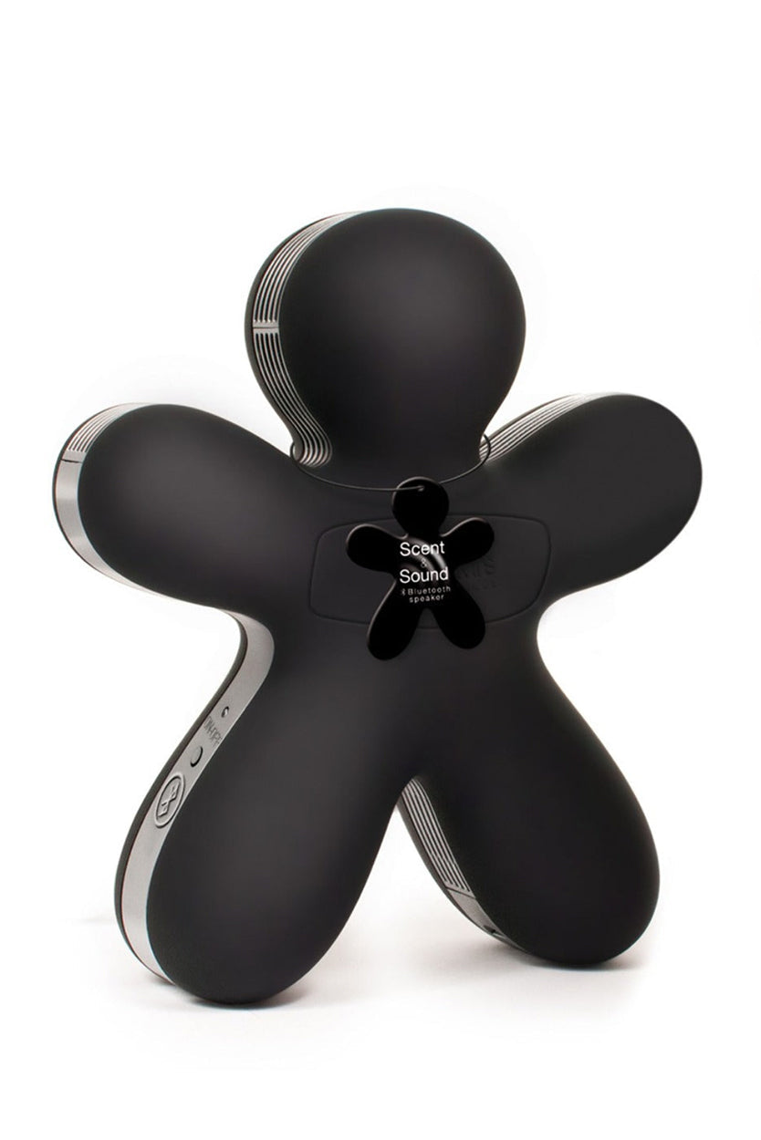 Difusor de fragancia electrónico George con altavoz Bluetooth integrado en negro
