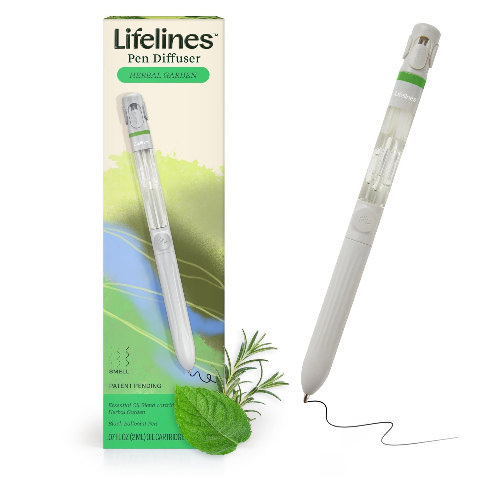 Difusor de pluma Lifelines con aceites esenciales Herbal Garden