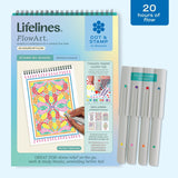Lifelines FlowArt Sello por forma mediterránea
