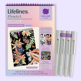 Patrones ocultos de animales de Lifelines FlowArt