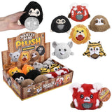 Peluche de animales de zoológico con cuentas blandas