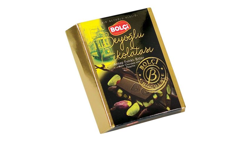 Chocolate Negro Bolçi Beyoğlu con Pistacho