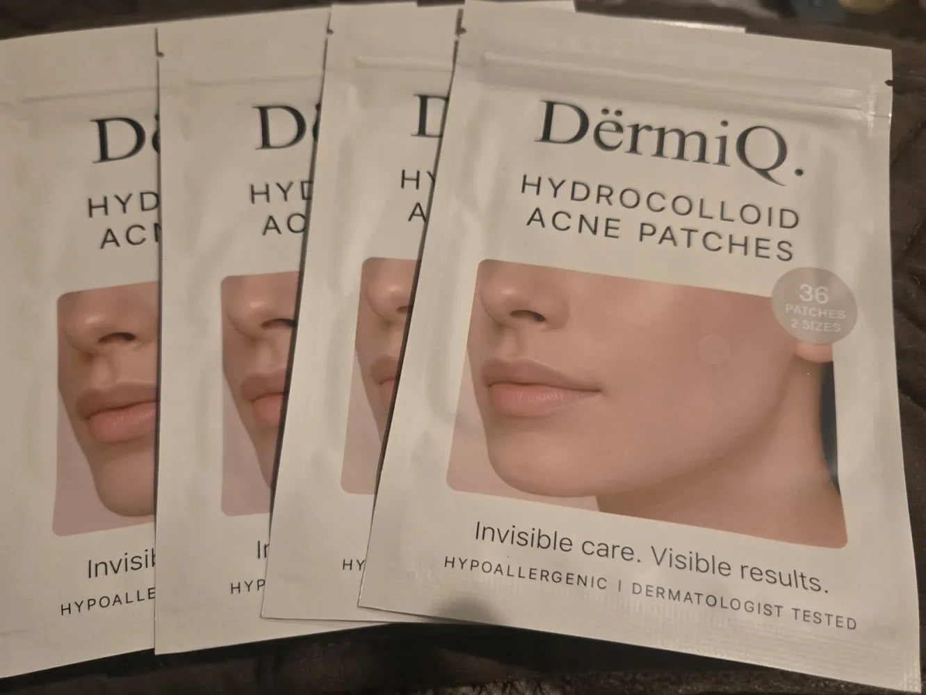 Parches de hidrocoloide DermiQ para el acné