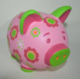 Cupcakes & Cartwheels Sweet Savings Hand-Painted Ceramic Piggy Bank