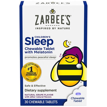 Zarbee’s Children's Sleep Chewable Tablets with Melatonin