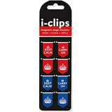 I-Clips Keep Calm & Carry On 8 Magnetic Page Markers