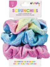 iscream Silky Soft Fleece Set of 3 Scrunchies