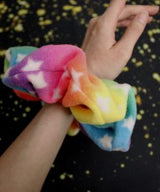 iscream Silver Star Tie Dye Scrunchie