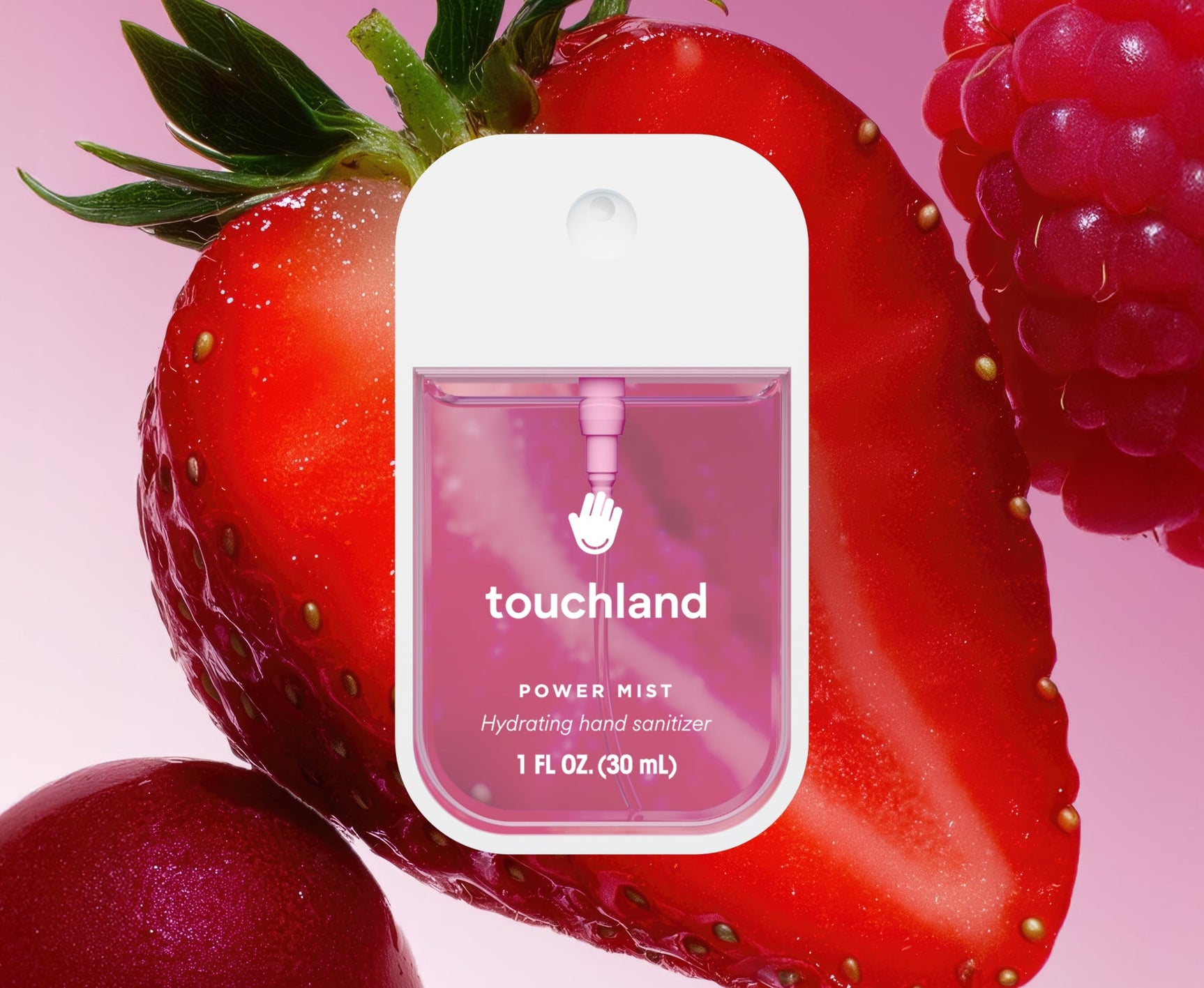 Desinfectante hidratante de manos Touchland Power Mist Berry Bliss