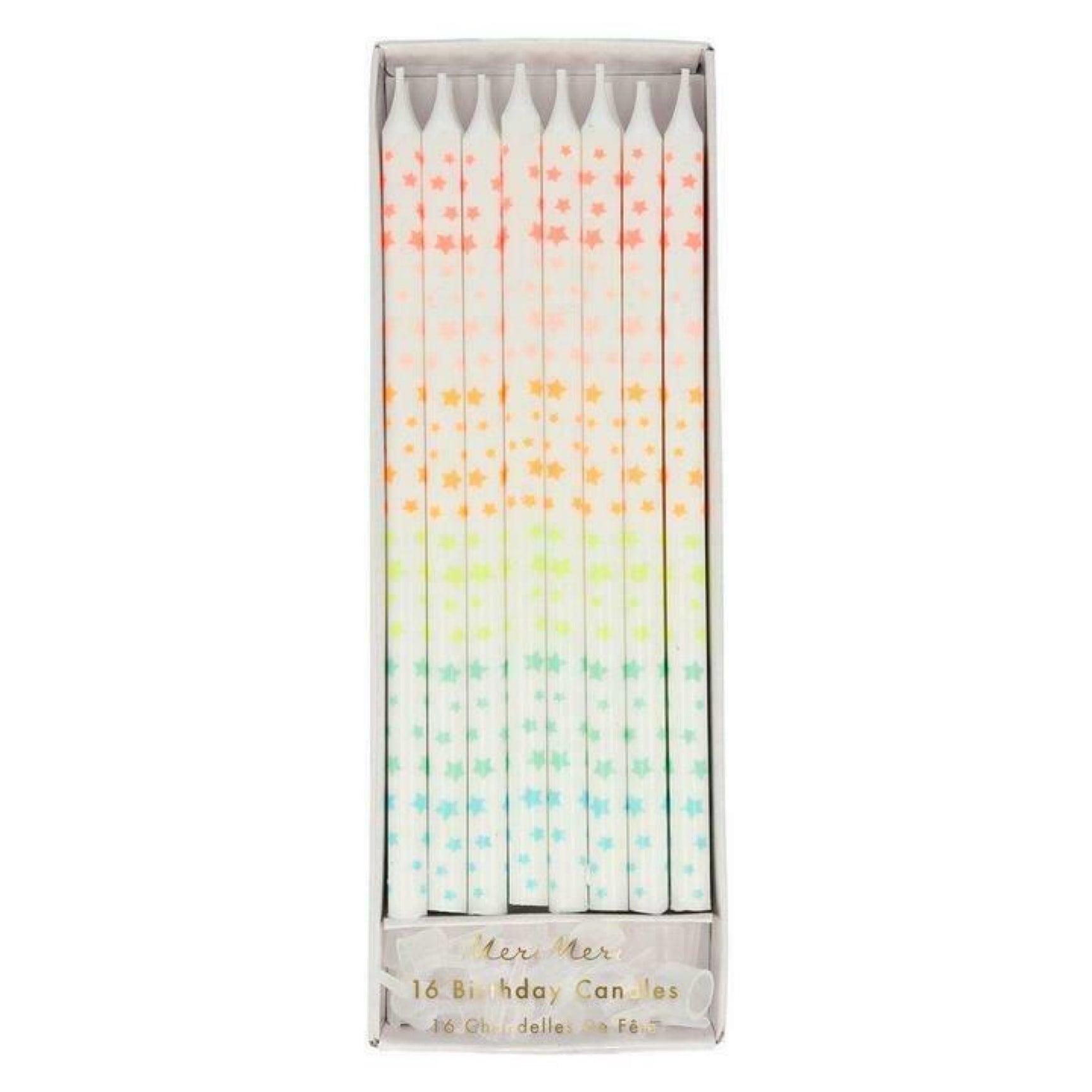 Meri Meri Star Pattern Candles