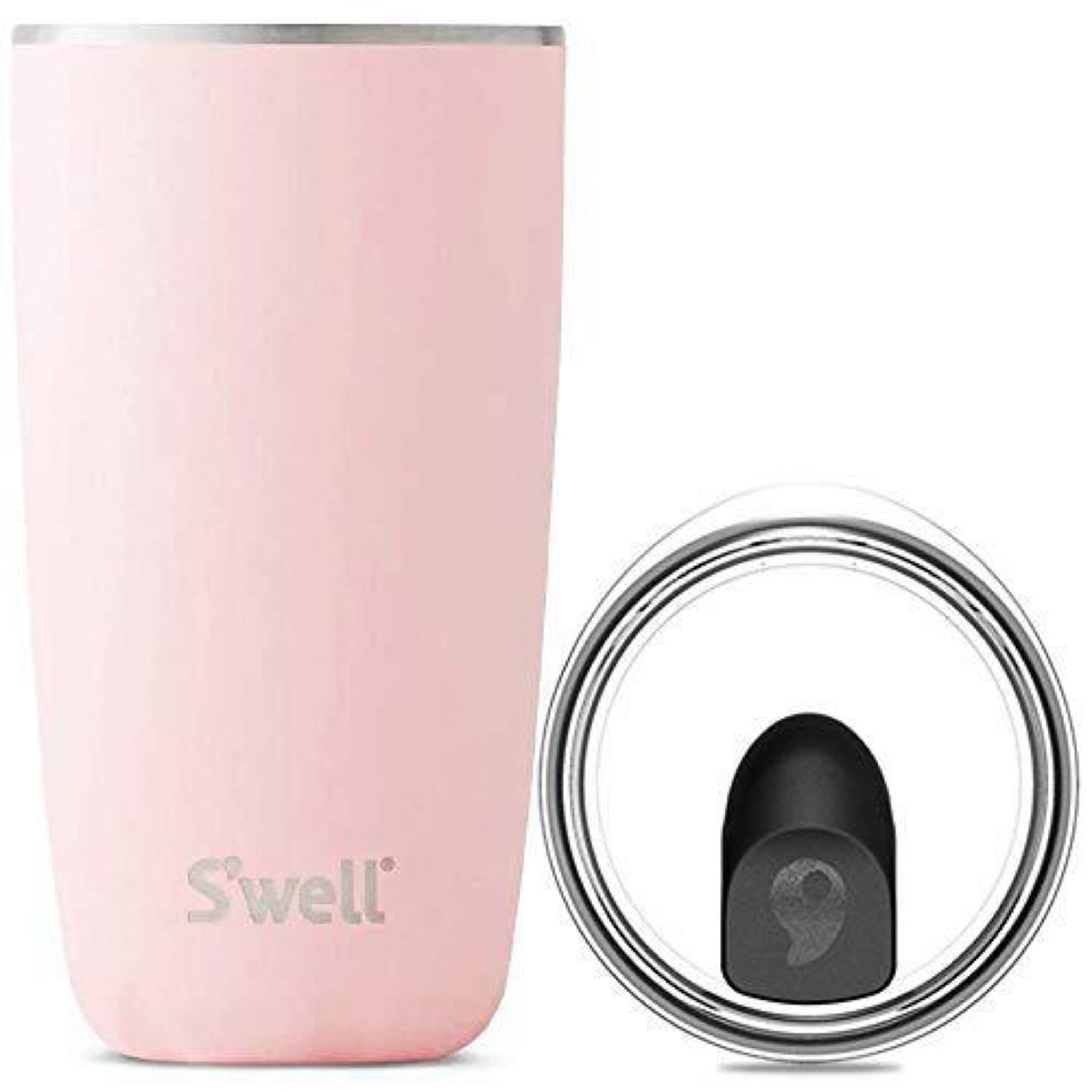 S'well tainless Steel Tumbler-18 Fl Oz-Pink Topaz-Triple-Layered Vacuum Insulated Containers Keeps Drinks Cold for 17 Hours and Hot for 4-with No Condensation-BPA Free Water Bottle