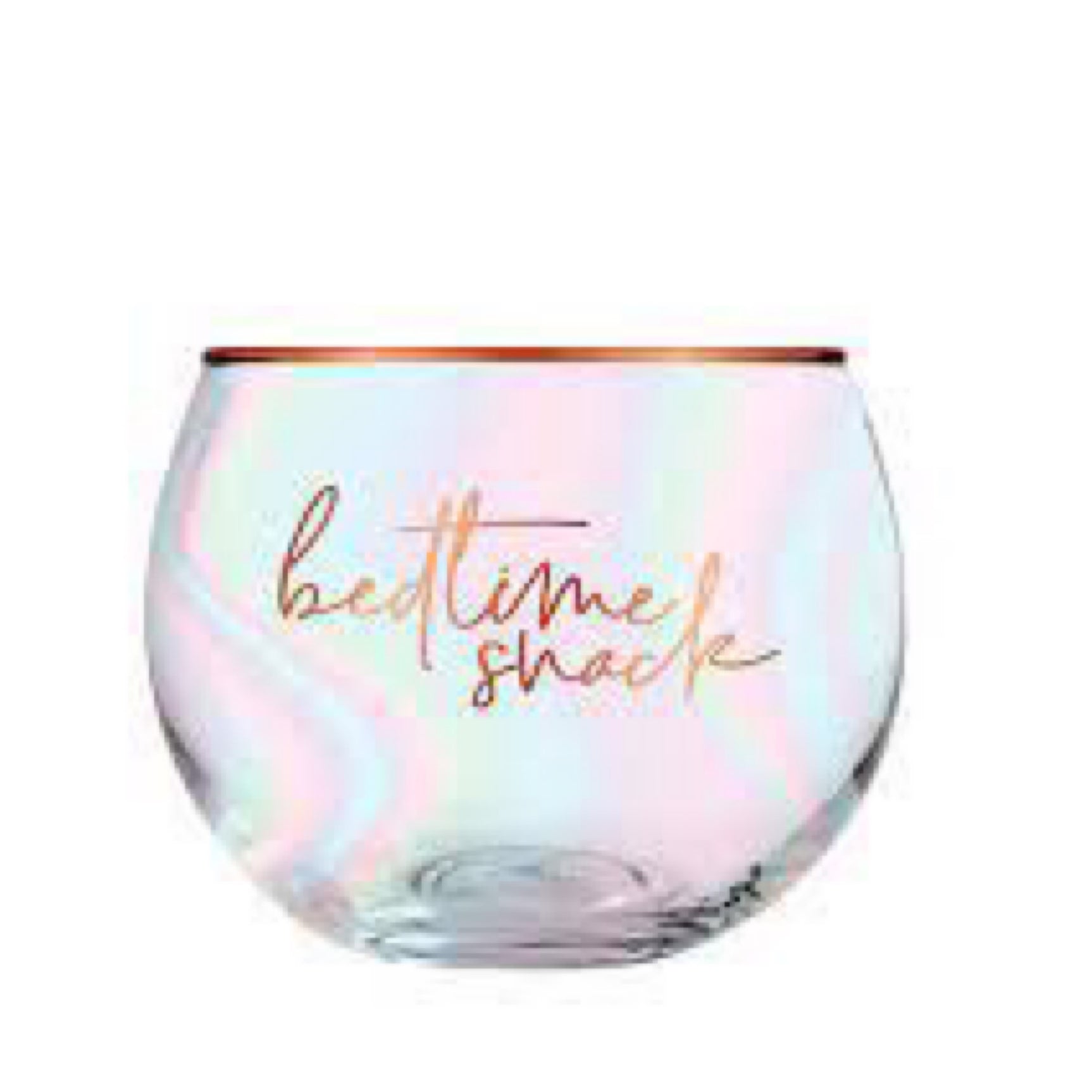 Bed time snack glass