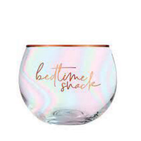 Bed time snack glass