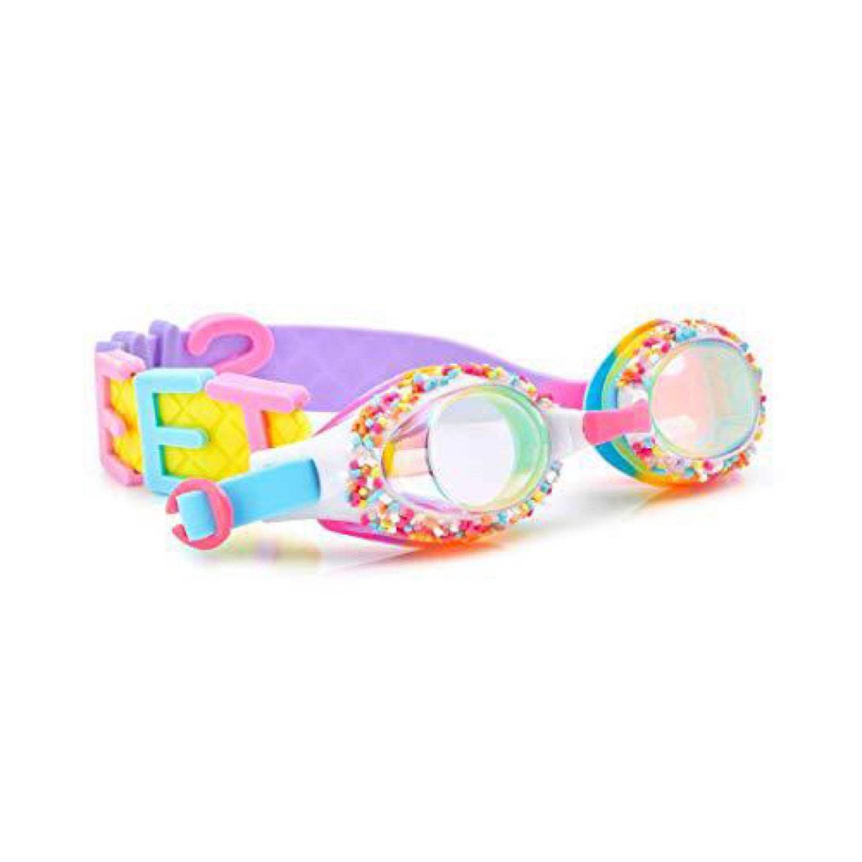 Bling2Go Bling2o Jimmies Rockin' Rainbow Swimming Goggles