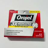 Orajel 3X for Toothache & Gum Pain: Maximum Gel Tube 0.42oz- From #1 Oral Pain Relief Brand- Orajel for Instant Pain Relief