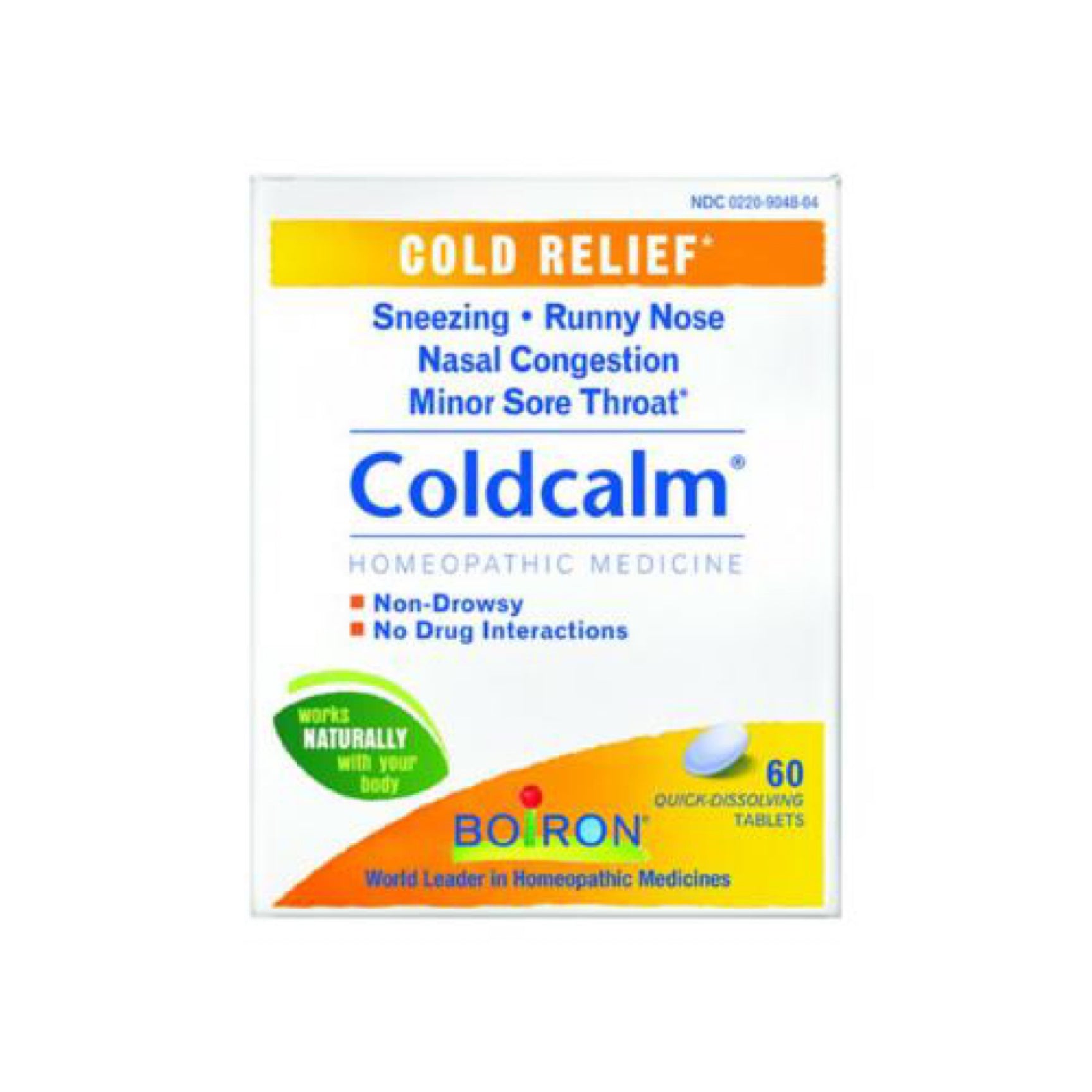 Boiron Coldcalm Cold Relief Quick Dissolving Tablets-60 ct
