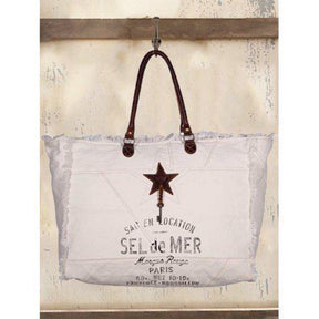 Myra Bags Smashing Canvas & leather Weekender Bag S-1970