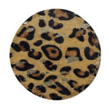 Myra Bag Circular Leopard Hair-on Leather Coasters S-2965