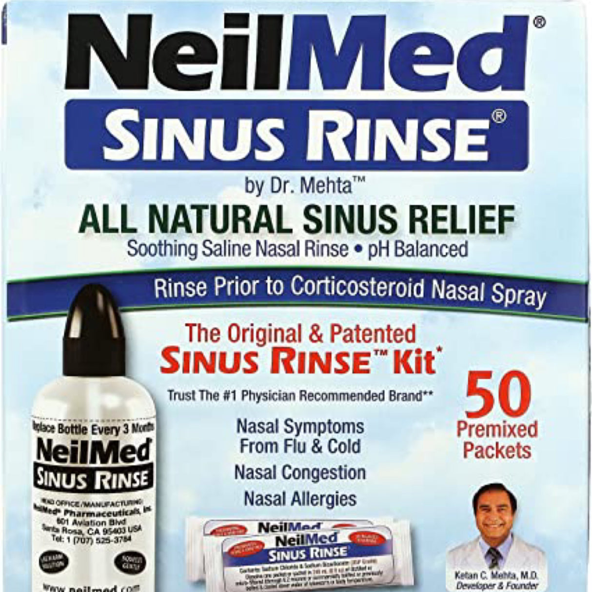 NeilMed sinus rinse