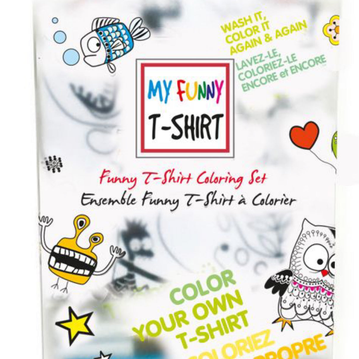 My Funny T-Shirt coloring set