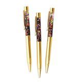 Packed party to the point  set of 3 star confetti pens