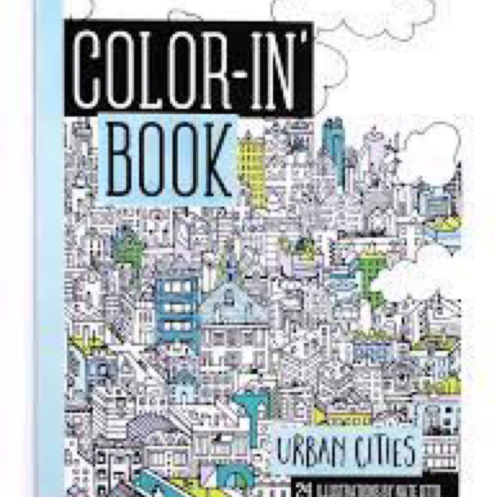 Color-in’ Book Urban Cities