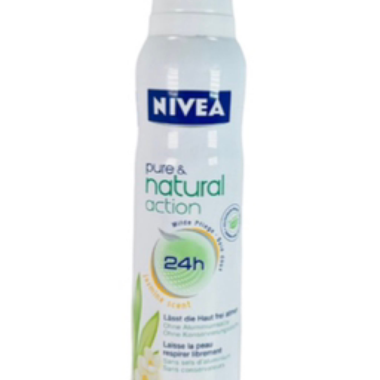 NIVEA pure & natural action 24h