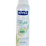 NIVEA pure & natural action 24h