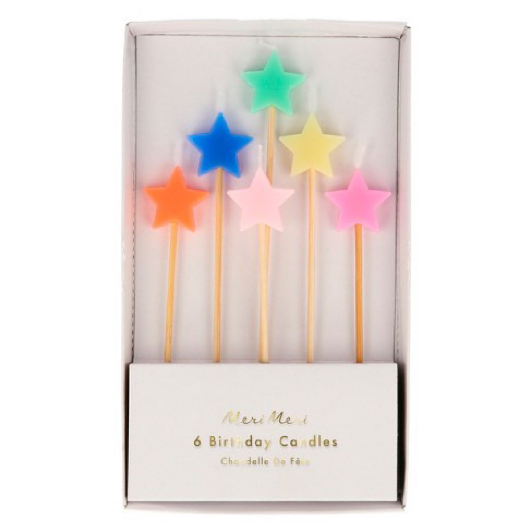 Meri Meri 6 Birthday candles